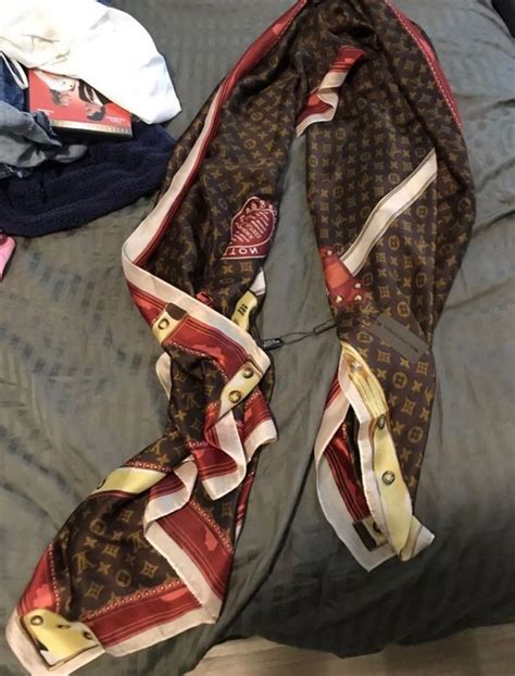 louis vuitton scarf on sale|genuine Louis Vuitton scarf.